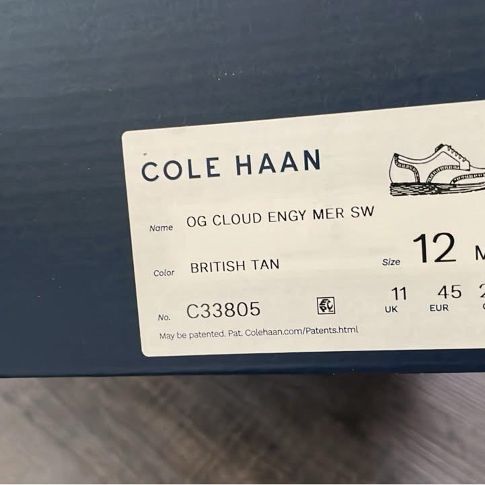 Cole Haan Tan Leather Oxfords - Picture 2 of 2